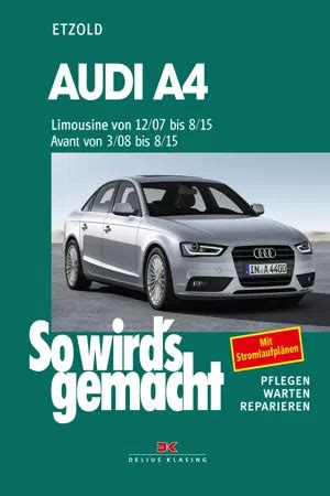 Pdf Audi A Limousine Avant De R Diger Etzold