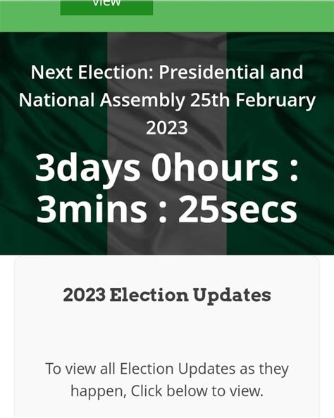 Live Update Of 2023 Presidential Election 25th Feb 2023 Politics