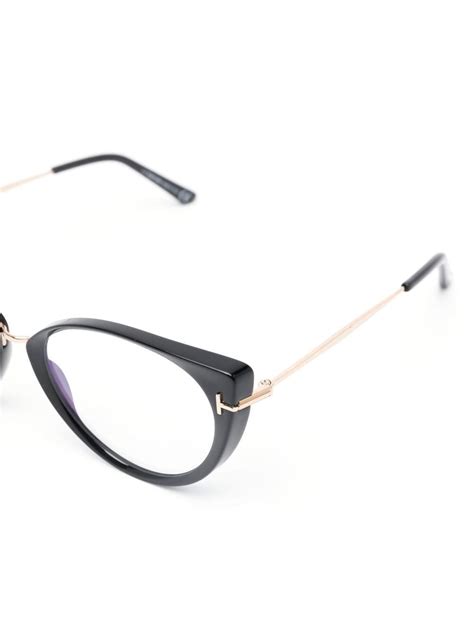 Tom Ford Eyewear Cat Eye Optical Glasses Black Farfetch Uk