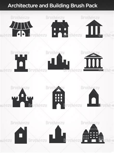 30+ Free Premium Photoshop Architecture Brushes for Download | Free ...