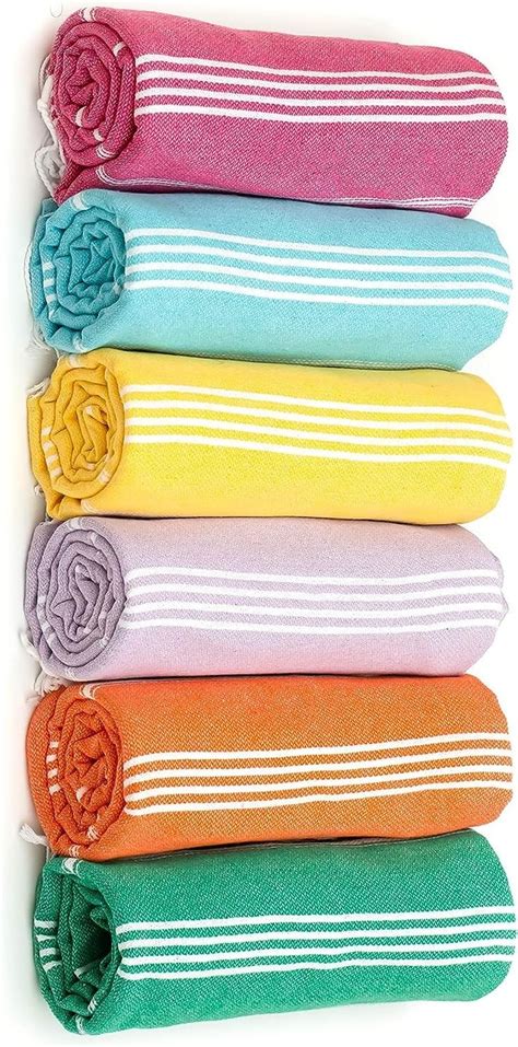 Havluland Packs Of Turkish Beach Towel Bath Towels Multi Purpose Pool