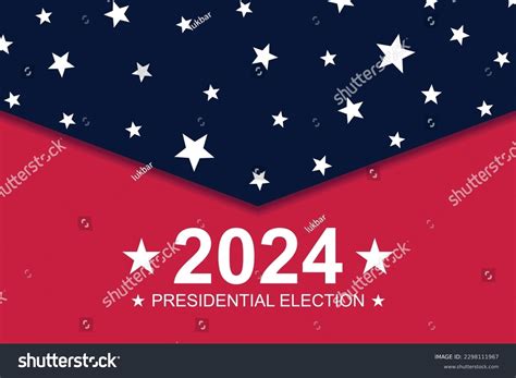 Usa Election 2024 Vector Background Stock Vector (Royalty Free ...