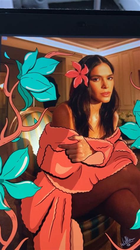 Desenho Digital Bruna Marquezine Ilustra O Digital Pop Art