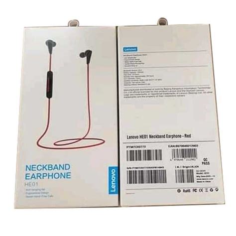 Lenovo He01 Neckband Earphone | Daraz.lk