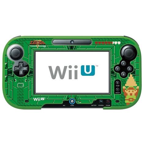 Hori Retro Zelda Protector Case For Nintendo Wii U Gamepad