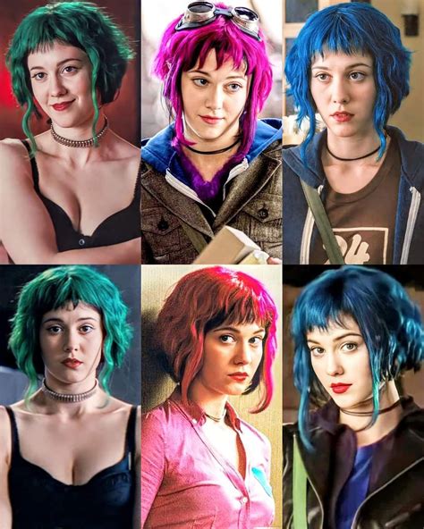 Pin On Hairstyles Ramona Scott Pilgrim Ramona Flowers Hair Short