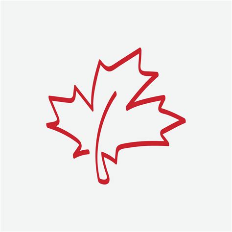 Maple leaf logo, Red maple leaf, Canada symbol, Red Canadian Maple LeafMaple leaf logo template ...