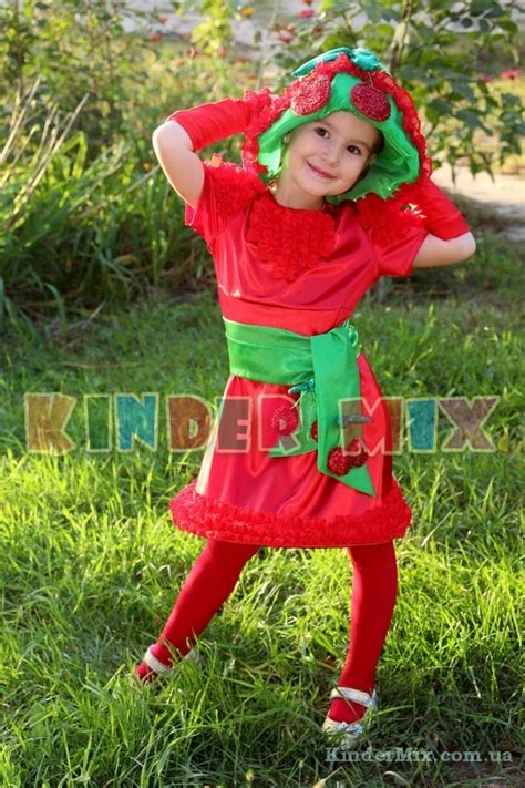 Как сшить костюм клубнички, к утреннику ребёнку, своими руками?