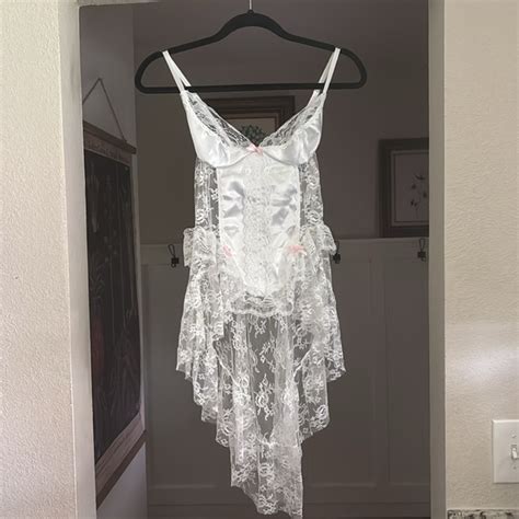 Juliara Intimates Sleepwear Vintage Juliara Bride Lace Lingerie Bridal Sexy Teddy Nighty