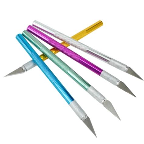 #11 Craft Scalpel Set in 5 Colors – Stainless Steel Handle with Carbon ...