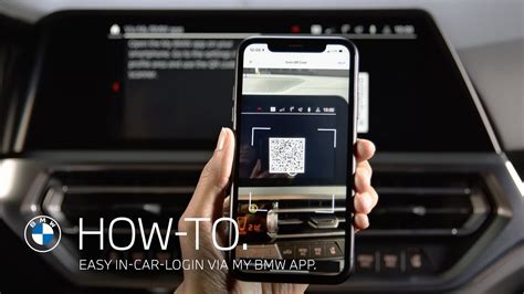 Using Easy In Car Login Via My Bmw App Bmw How To Youtube