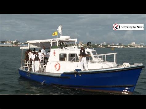 SEE PRESIDENT RUTO ENJOYING AN OCEAN RIDE AT THE MOMBASA SHIPYARD