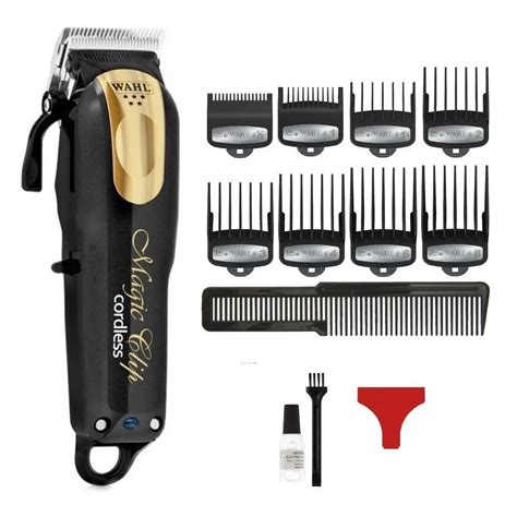 Máquina Magic Clip Cordless Black Gold Sem Fio Wahl Sofí Cosméticos