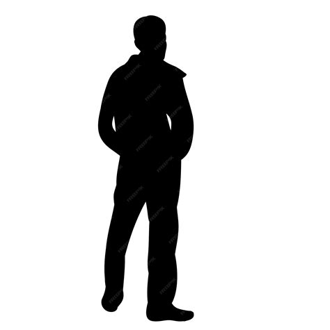 Man Standing Silhouette Png