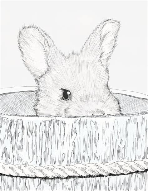 Baby Bunny Coloring Pages