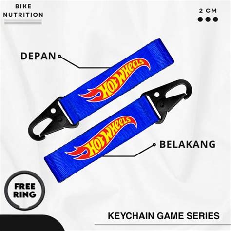 Jual Gantungan Kunci Hotwheels Keychain Hot Wheels Face Key Chain Hotwheels Bahan Lanyard Nylon