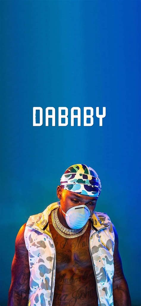 Download Dababy - A Man In Camouflage With A Bandana On His Head ...