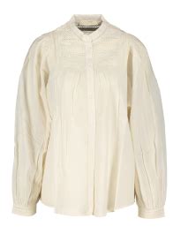 Witte Blouse Met Broderie En Ballonmouwen Valdo Vanessa Bruno