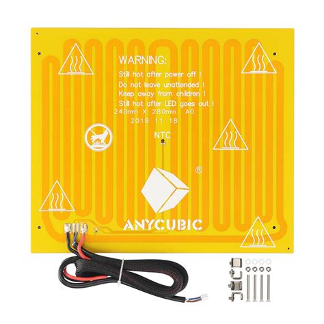 ANYCUBIC Max Pro D Printer Ultrabase Hot Bed Kit Heated Bed Print Platform With Aluminum Base