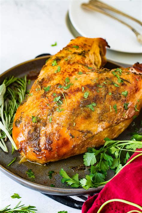 Tender Slow Cooker Turkey Breast Recipe Oh Sweet Basil