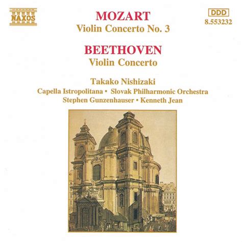 Mozart Violin Concerto No Beethoven Violin Concerto In D Major