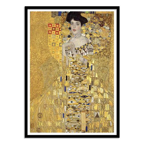 Art Poster Classical Modern Painting Portrait Of Adele Bloch Bauer