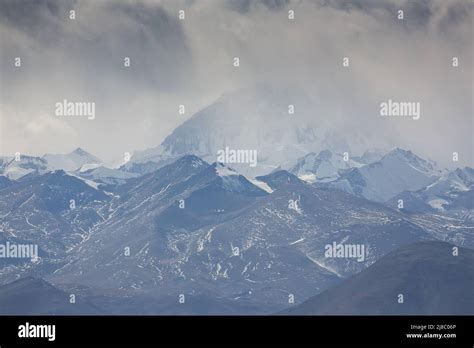 Mount Everest North side viewed from China Stock Photo - Alamy