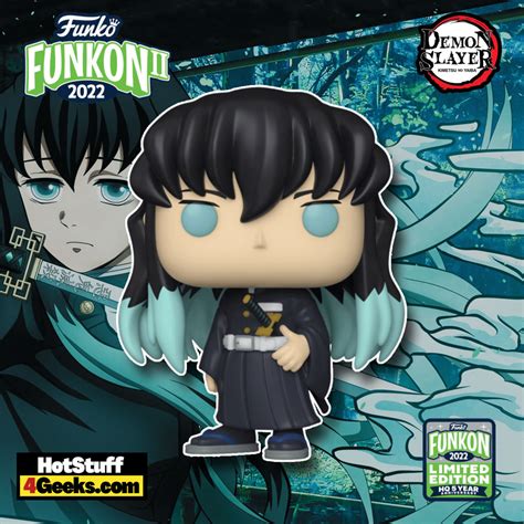 Muichiro Tokito Demon Slayer Funko Official Con Sticker Town Green