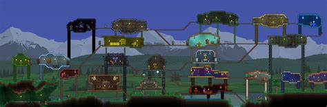 A Complete Npc Town R Terraria