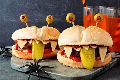 Le hamburger préféré des enfants pour Halloween