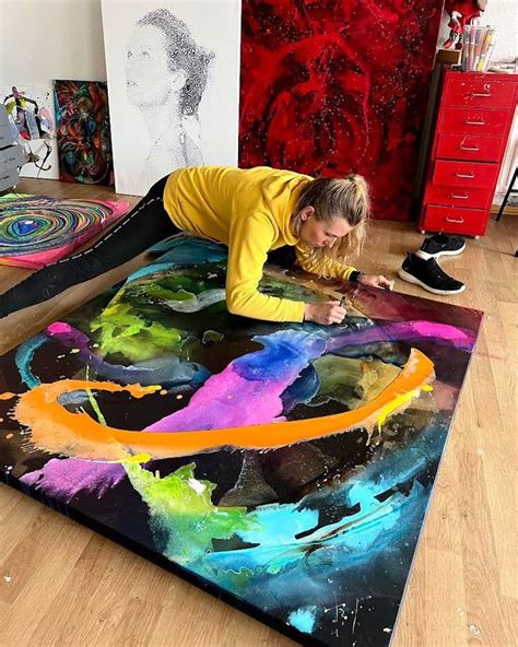 Abstract Painters Gallery On Instagram Abstract Painter Lucie