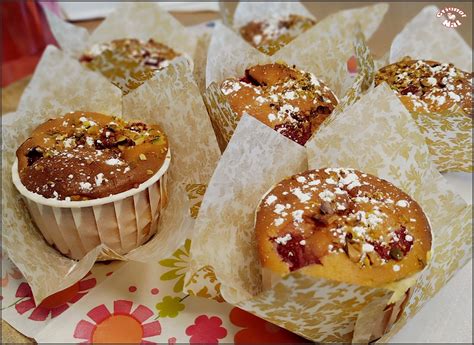 Muffins Aux Framboises Et Aux Pistaches Grignot Nat