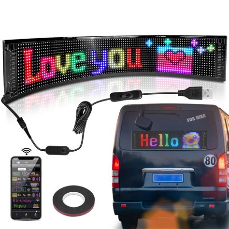 Signe Led Publicitaire D Filement Usb V Bluetooth Contr Le D