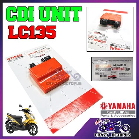 Yamaha Lc135 V1v2v3v4v5v6v7 Cdi Unit Orange Moric Thai Buang Cut