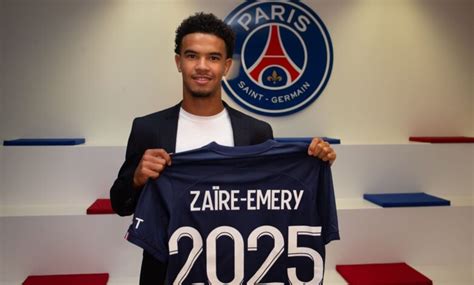 Le Martiniquais Warren Zaïre Emery Nouveau Phénomène Du Psg Signe Son