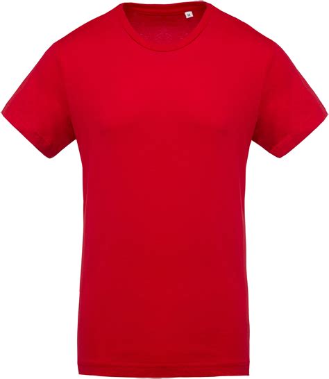 T Shirt Coton Bio Col Rond Homme Red Imprim Et Personnalis Pour