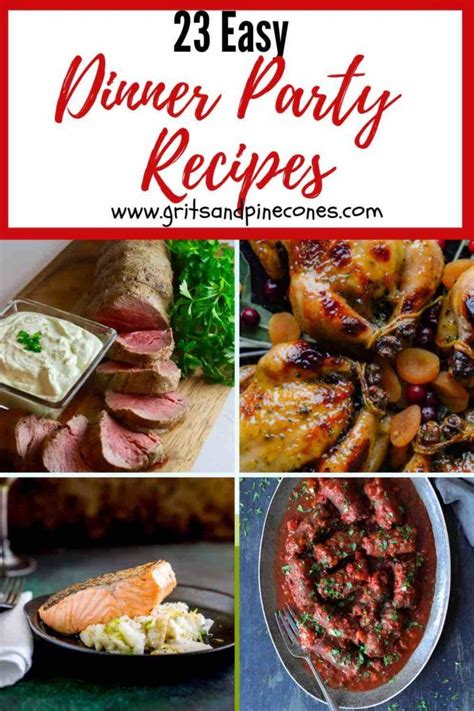 23 Easy Dinner Party Recipes Easy Dinner