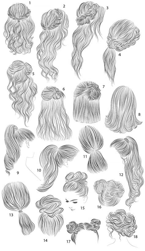 24 How To Draw Hair Ideas And Step By Step Tutorials