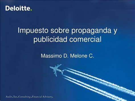 PPT Impuesto Sobre Propaganda Y Publicidad Comercial Massimo D