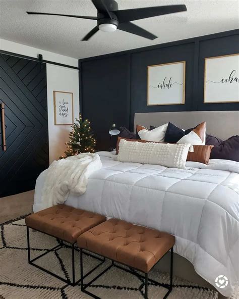 Black Board And Batten Bedroom Accent Wall Soul Lane