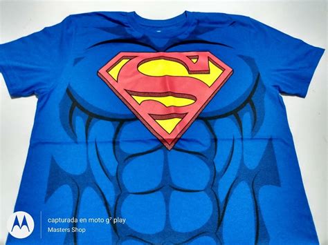 Playera Superman Torso Dc Comics Original Mercado Libre