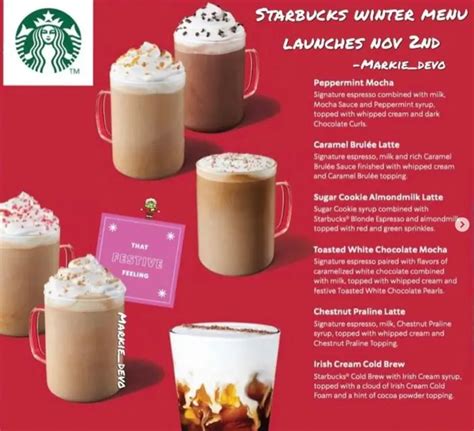 Starbucks Menu Prices In Ireland Updated June