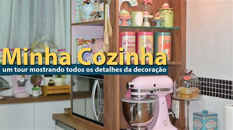 Tour Pela Minha Nova Cozinha Estilo Retr Tons Pastel E Geladeira