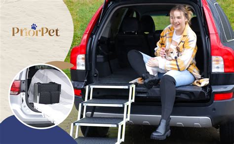 Priorpet Auto Hundetreppe F R Kleine Hunde Gro E Hunde Leuchtende