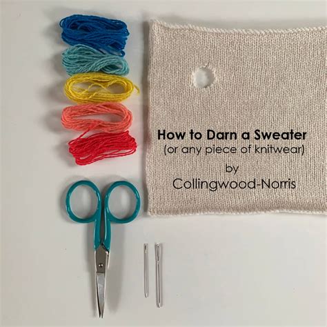 Visible Mending Tutorials Guides And Materials — Collingwood Norris