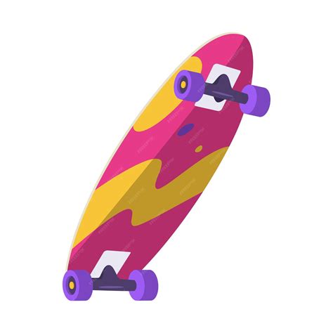 Premium Vector Colored Skateboards In Flat Design On White