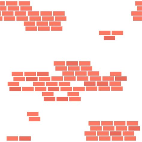 Premium Vector Brick Wall Pattern Vector Illustration