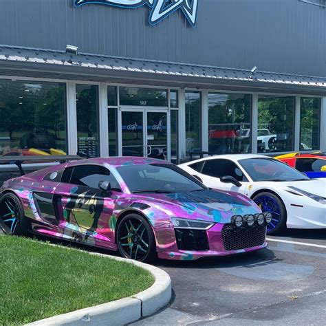 Rapper Lil Uzi Vert Has a Crazy Audi R8 With Chrome Anime Wrap