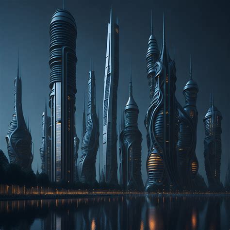 Artstation Futuristic Sci Fi City Moscow