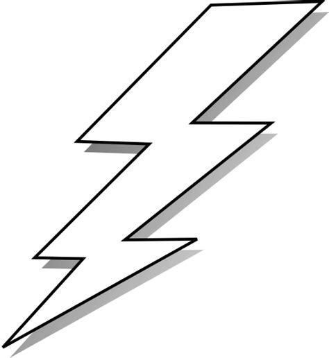 Lightning Bolt Clipart Black And White